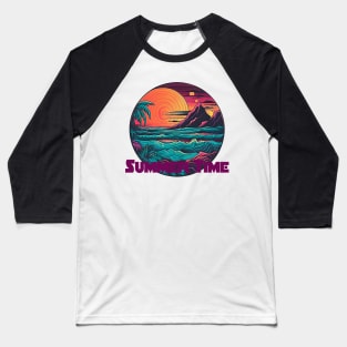 Summer Time 6 Baseball T-Shirt